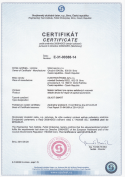 Certifikát Silkot Smart